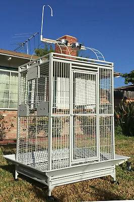 EXTRA LARGE Parrot Cage For Macaw Cockatoo African Grey Amazon 32 W X 23  X 66 H • $329.31