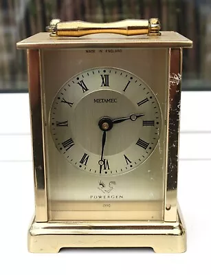 £5 • Buy Metamec Brass Carriage Clock