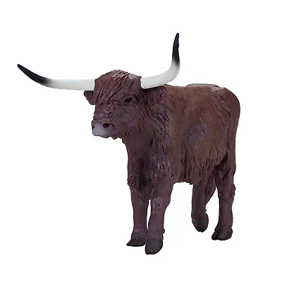 Mojo HIGHLAND COW Farm Animals Toys Countryside Figures Rural Wildlife Models • £10.50