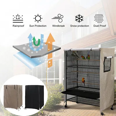 Large Waterproof Oxford Bird Cage Cover Parrot Sleep Helper Dustproof Protector • $38.80