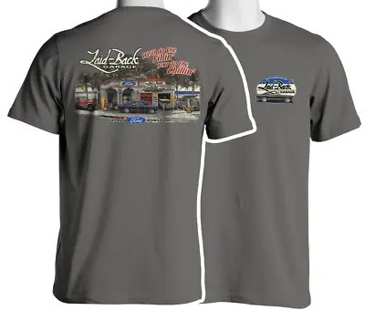 Ford Dream Garage Mustang T-Shirt In Grey  S-6XL Quality Soft Feel FREE SHIPPING • $38.78