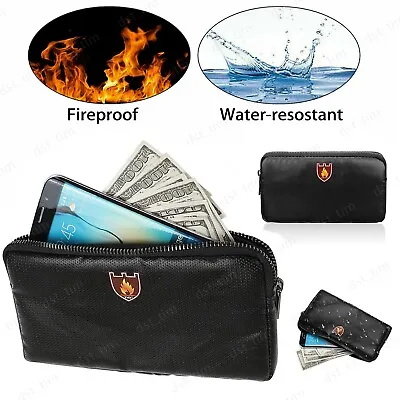 2000℉ Fireproof  Waterproof Money Bag Document Bag Cash Pouch Envelope Holder • $11.99