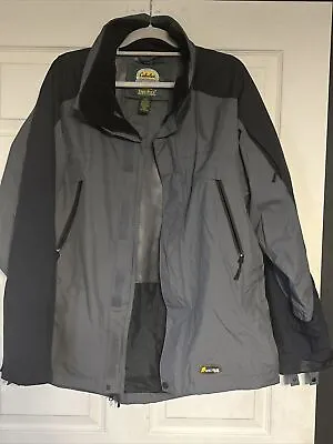 Cabelas Mens Large Outdoor Gear Dry-Plus Jacket Shell Gray • $39.99