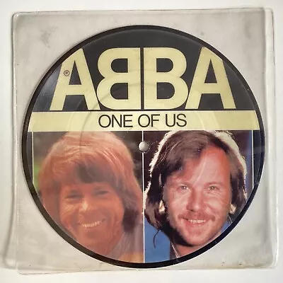 ABBA One Of Us Should I Laugh7” 45 VINYL SINGLE Picture Disc 81 ORIG U.K ISSUE • £6.99