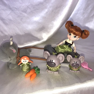 £14.55 • Buy Disney Animators' Collection Mini Doll Frozen Play Set Anna, Sven, Rock Trolls