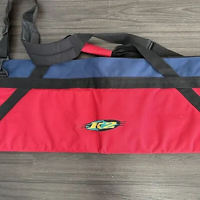 VTG K2 Ski Bag Travel Carrying Case Padded Straps Handle Red Blue 80x12” EUC • $65