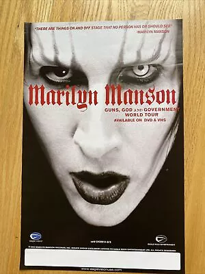 Marilyn Manson Promo Poster • $50.80