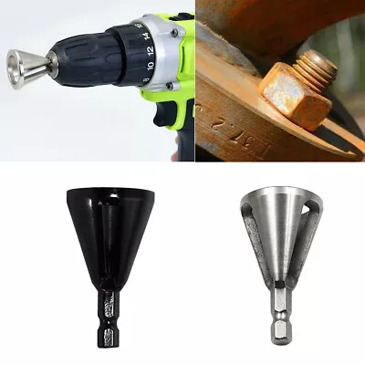 Deburring External Chamfer Tool Stainless Steel Remove Burr Drill Bit Metal UK • £4.86