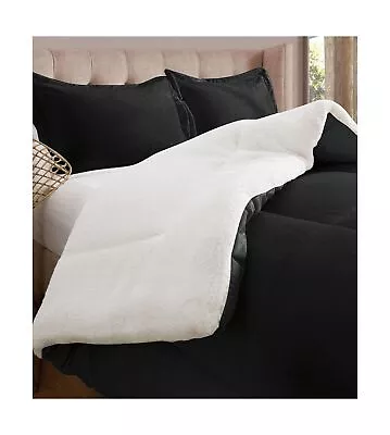 Elegant Comfort Super Soft Sherpa Comforter 3-Piece Set Premium Quality Heav... • $77.99