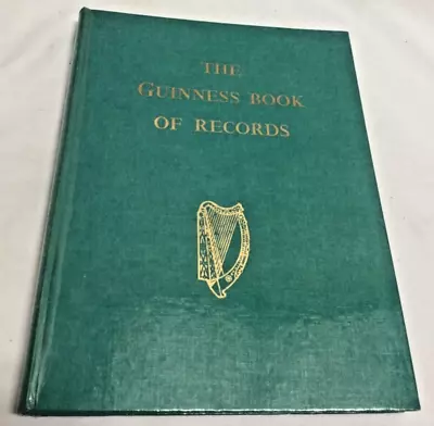 £25 • Buy The Guinness Book Of Records 1st Edition 1955 Hardcover Rare Collectable Book