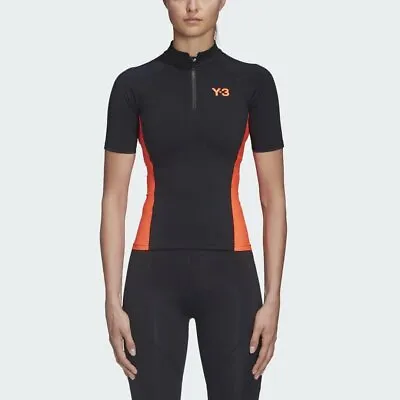 Adidas 272764 Y Y-3 Sport Top Black - Black/solar Orange Size S • £86.42