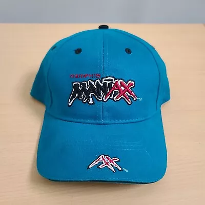 Memphis Maniax XFL Blue Baseball Cap Hat Strapback OSFA - New! • $15.19