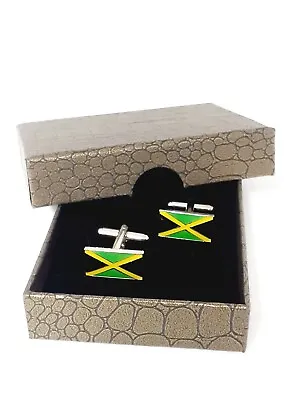 £7.99 • Buy JAMAICAN Cufflinks, Novelty  Cuff Links In Gift Box.  Mens Ref 3-15
