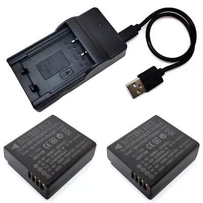 Battery Pack / USB Charger For DMW-BLE9E Panasonic Lumix DMC-GF3 DMC-GF5 DMC-GF6 • $24.98