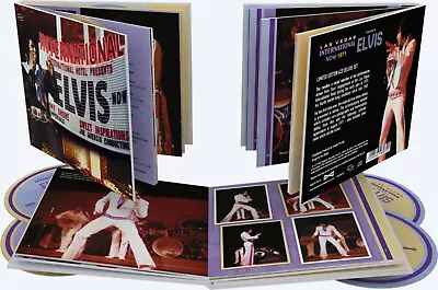 Las Vegas International Presents Elvis – Now 1971 4 CD Book Set From MRS • $54.54