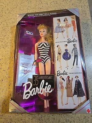 Vintage 1993 Barbie 35th Anniversary Original 1959 Doll & Package Reproduction • $69.99