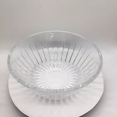 $59 • Buy Val St Lambert BALMORAL Large Cut Crystal Bowl  9  Diameter 4  High