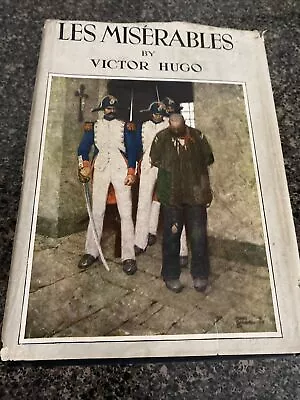 Vintage- Les Miserables By Victor Hugo  Illustrated By Mead Schaeffer W/ DJ • $10