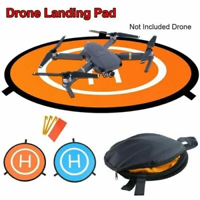 55/75/110cm Quadcopter Landing Pad RC Drone Landing Mat Helipad Unmanned AeriLM • £9.10