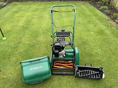 Qualcast Classic 35S Petrol Self Propelled Mower And Scarifier Cassette. • £340