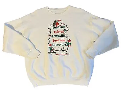 Vintage Louisville Christmas Sweatshirt Large • $16.99