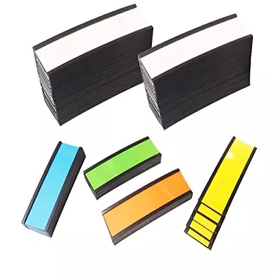 50 PCS Magnetic Label Holders Color Magnetic Data Card Holders With 50 Magnet... • $23.88