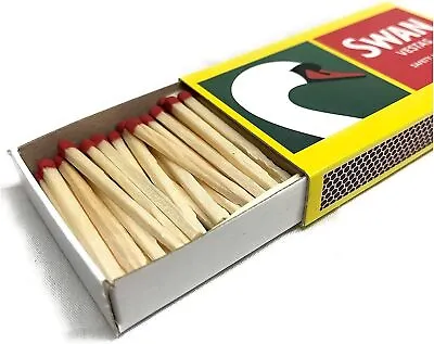 Swan Vestas The Original Safety Matches - 1 2 3 4 5 10 Or 24 Boxes • £2.59