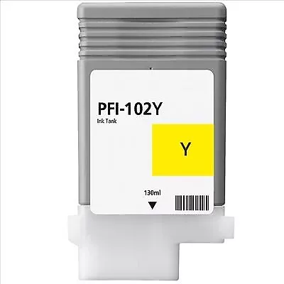 Compatible Canon PFI-102 Yellow Wide Format Ink • $105.96