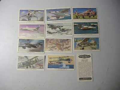Kelloggs Trade Cards A History Of British Military Aircraft Variable 12/16 • £0.99