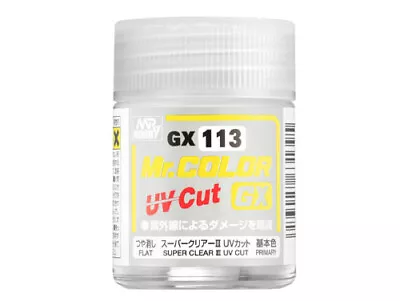 Mr Color Super Clear III UV Cut Top Coat 18ml Lacquer – Matte (GX113) • £6.99