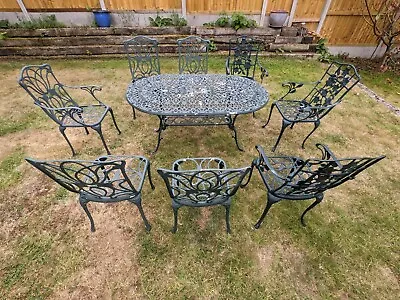 £360 • Buy Cast Aluminium Garden Table And Chairs Used