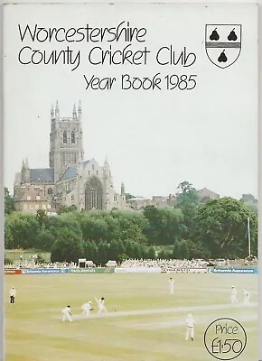 £3.50 • Buy 1985 Worcestershire County Cricket Club Yearbook 