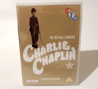 Charlie Chaplin: The Mutual Comedies - DVD - 2 Discs - BFI - 2015 - New & Sealed • £11.99