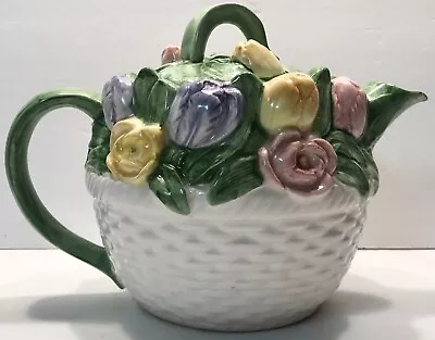 Otagiri Flower Teapot By Mary Ann Baker Vintage Japan Hand Painted • $15
