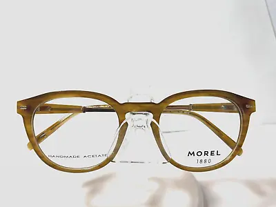 AUTHENTIC NEW MARIUS MOREL 1880  EYEGLASSES FRAME 60126M Brown GOLD. W/ CASE • $49.95