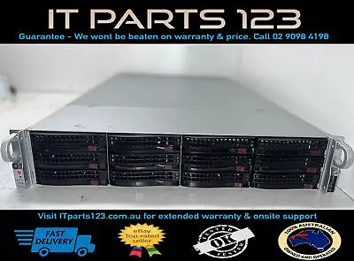 <p>Supermicro CSE-829U SERVER 2x E5-2699v4 CPUs 192GB RAM 12x 4TB LFF SAS Hard D • $1850