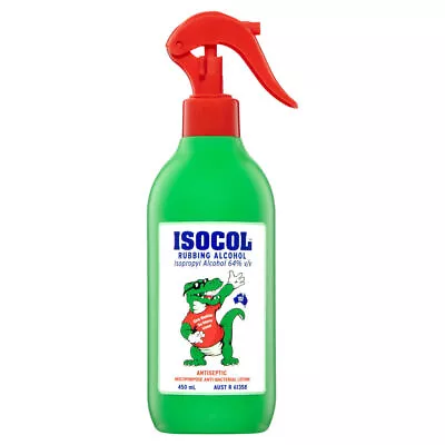 Isocol Rubbing Alcohol Spray 450mL • $30.47