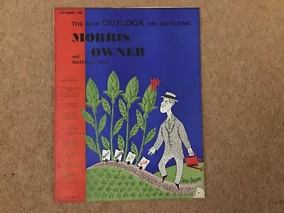 Morris Owner & Nuffield Mail MG Magazine September 1945  • $18.65