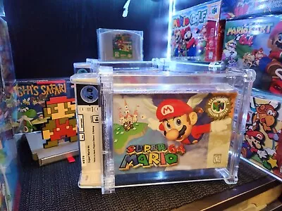 Brand New SEALED Super Mario 64 | Nintendo 64 N64| WATA 6.0 B+ NOT VGA CGC • £757.50