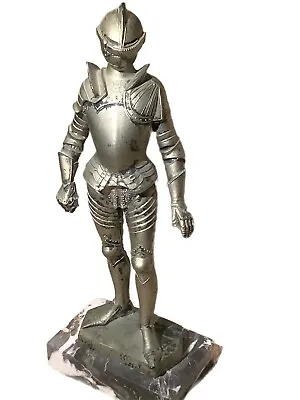 Vintage Fontanini Depose Medieval Knight In Armour Statue Figurine Italy 36cm • $59.95