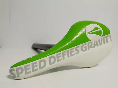 SDG Bicycle Saddle Duster I-Beam 285mm 140mm XC AM Mountain Bike White Green • $49.99