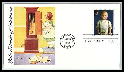 Anaheim CA Little Friends Of Childhood First Day Issue Martha Chase 1997   Fdc20 • $7