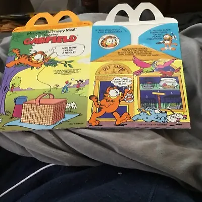 1989 Vintage McDonald's Happy Meal Box Garfield - Picnic Basket • $7.50