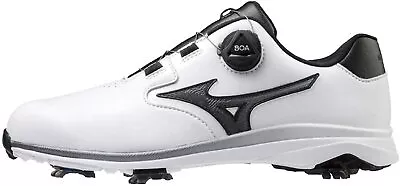 MIZUNO Golf Soft Spike Shoes NEXLITE GS BOA 51GM2115 White Black US9(26cm) • $74.36