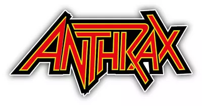 Anthrax Music Logo Car Bumper Sticker Decal - 3'' 5'' 6'' Or 8'' • $3.50