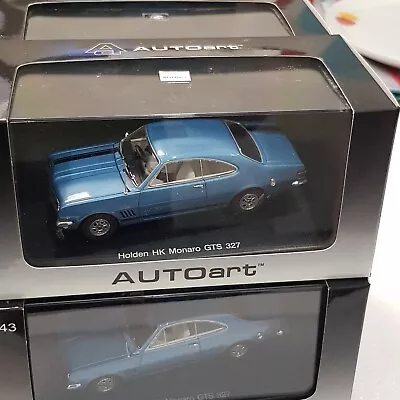 Autoart 1:43 Holden HK Monaro GTS 327 2 Door (Bright Blue Met ) • $79