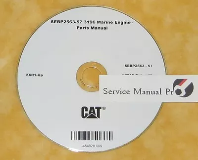 SEBP2563 Caterpillar 3196 Marine Engine Parts Manual Book CD. 2XR • $99.99