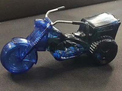 Rare Vintage Avon Wild Country AfterShave 8  Blue Motorcycle (Full) (New) • $179.99