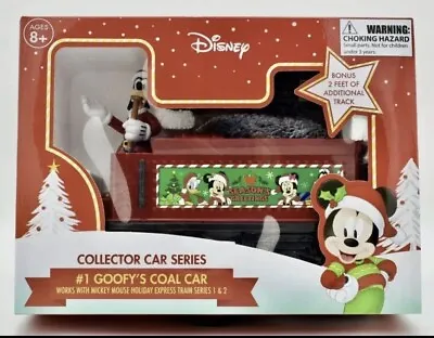 Mickey Mouse Holiday Express Disney Train Car Series #1 Goofy's Coal Car NEW • $17.49