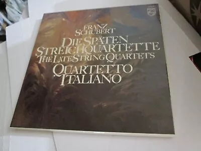 SCHUBERT String Quartets 13-15 QUARTETTO ITALIANO Philips 6768303 2 LP Box NM • $19.90